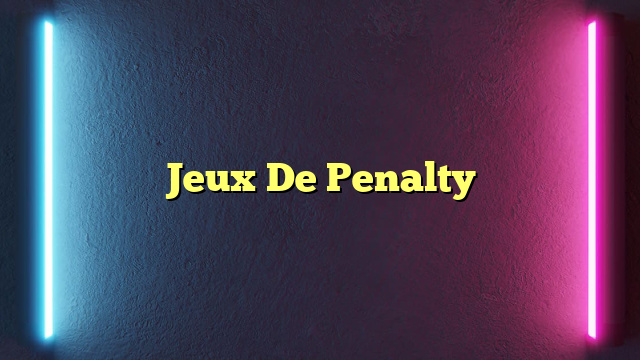 Jeux De Penalty