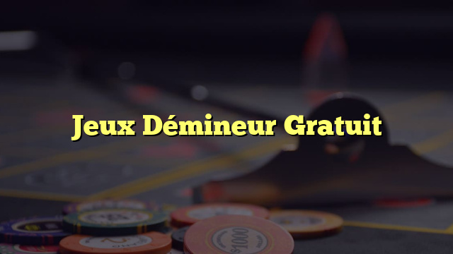 Jeux Démineur Gratuit